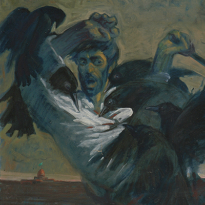 تابلو نقاشی هجوم