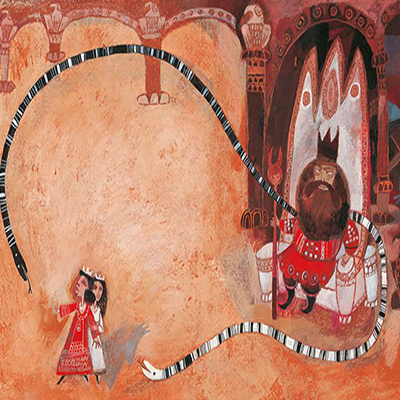 تصویرسازی داستانی - پادشاه شن‌ها فرشته نجفی